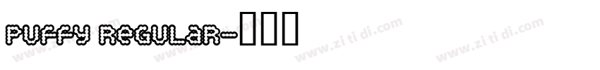 Puffy Regular字体转换